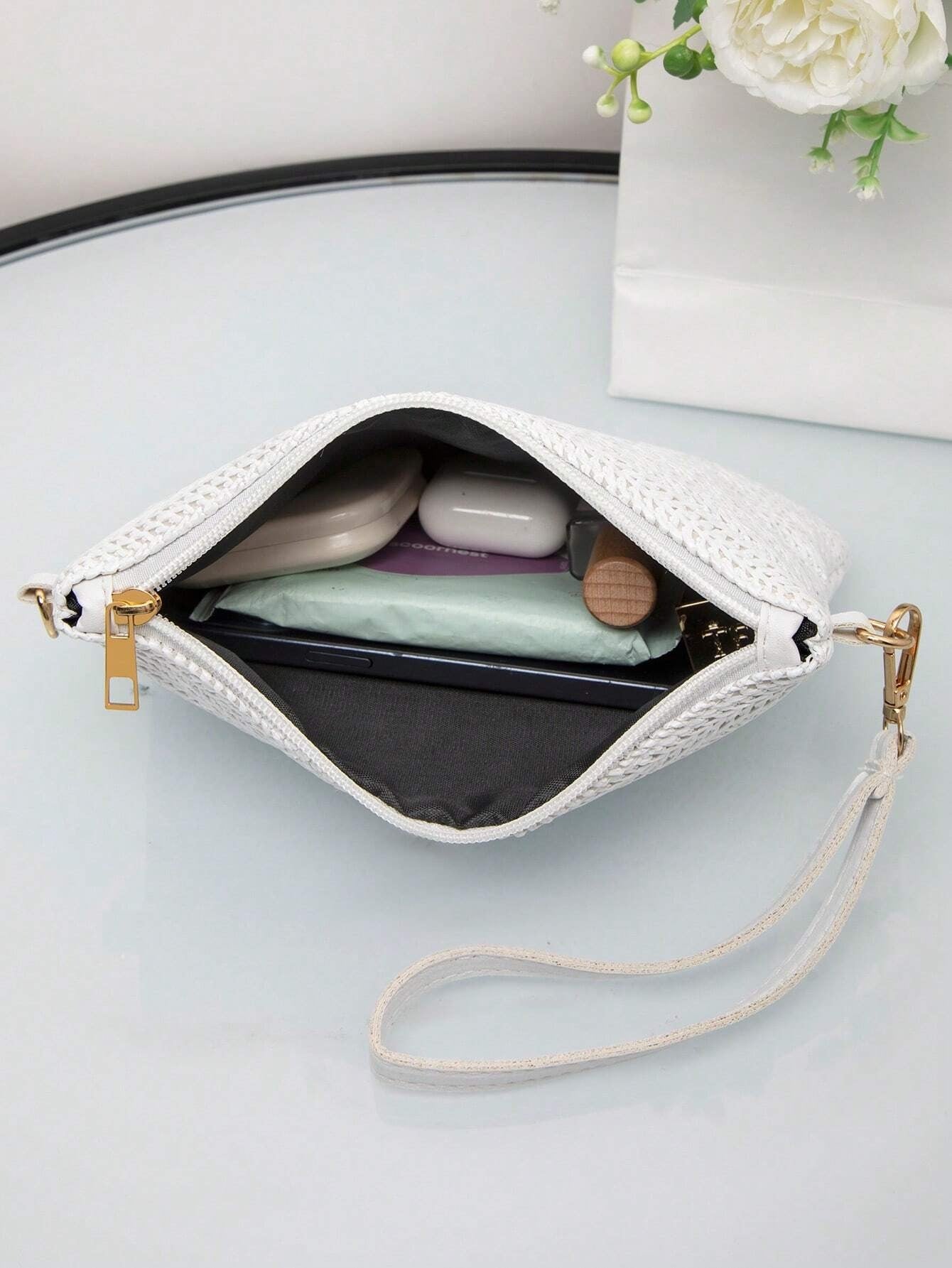 Fashion Straw Weave Ladies Handbag