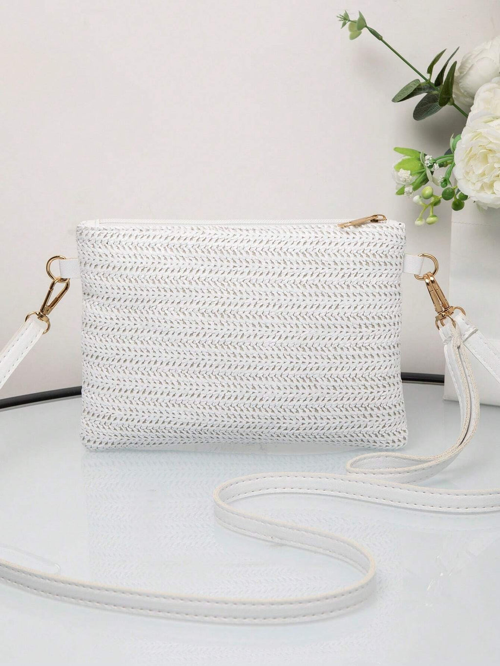 Fashion Straw Weave Ladies Handbag