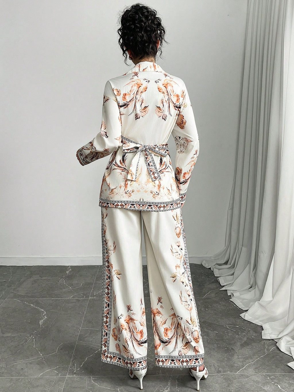 ARENIVA - Clasi White Colour Women's Co-Ord Set