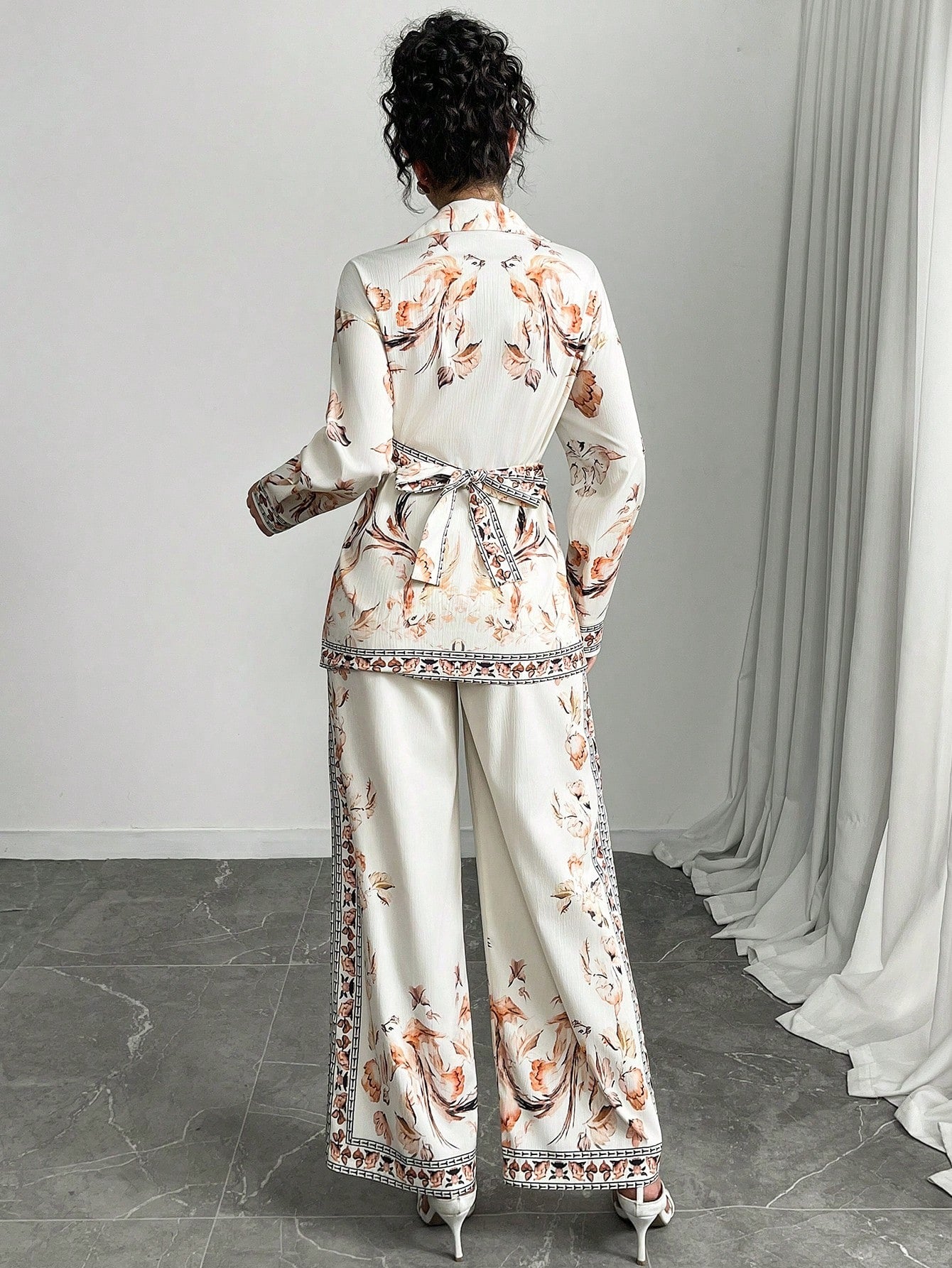ARENIVA - Clasi White Colour Women's Co-Ord Set