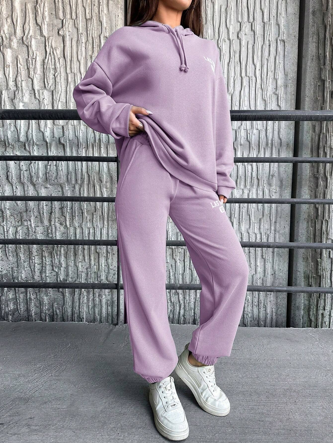 ARENIVA - Lilac Colour Women's Comfortable Co-Ord Set