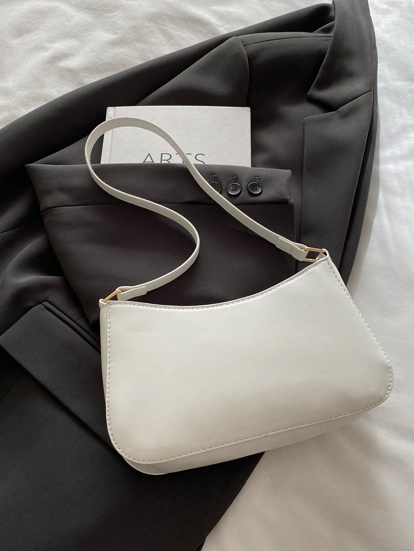 Crescent-Shaped Underarm Shoulder Bag For Women