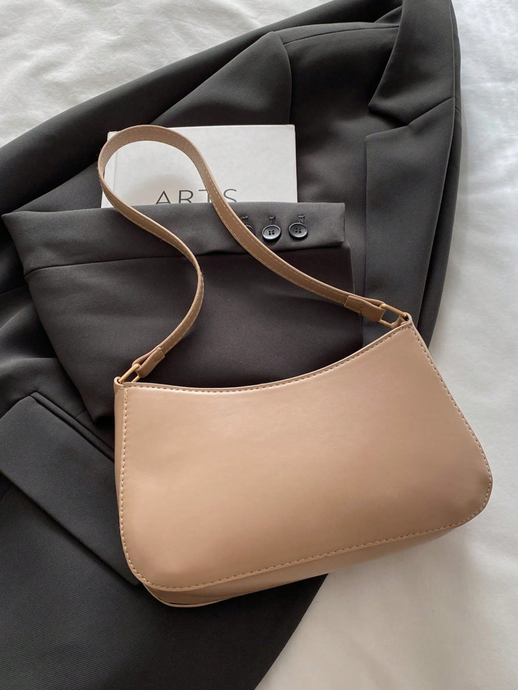 Crescent-Shaped Underarm Shoulder Bag For Women
