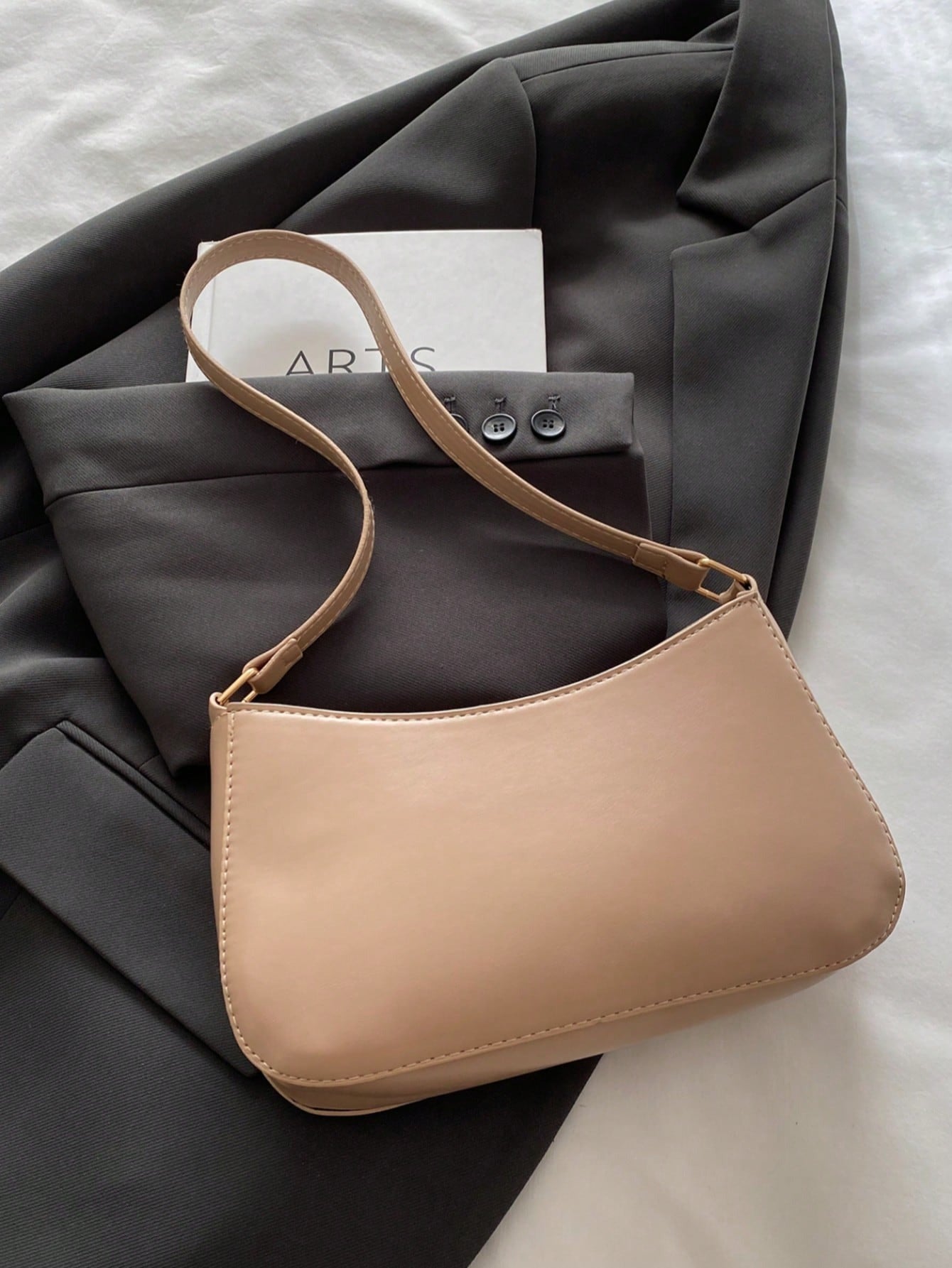 Crescent-Shaped Underarm Shoulder Bag For Women