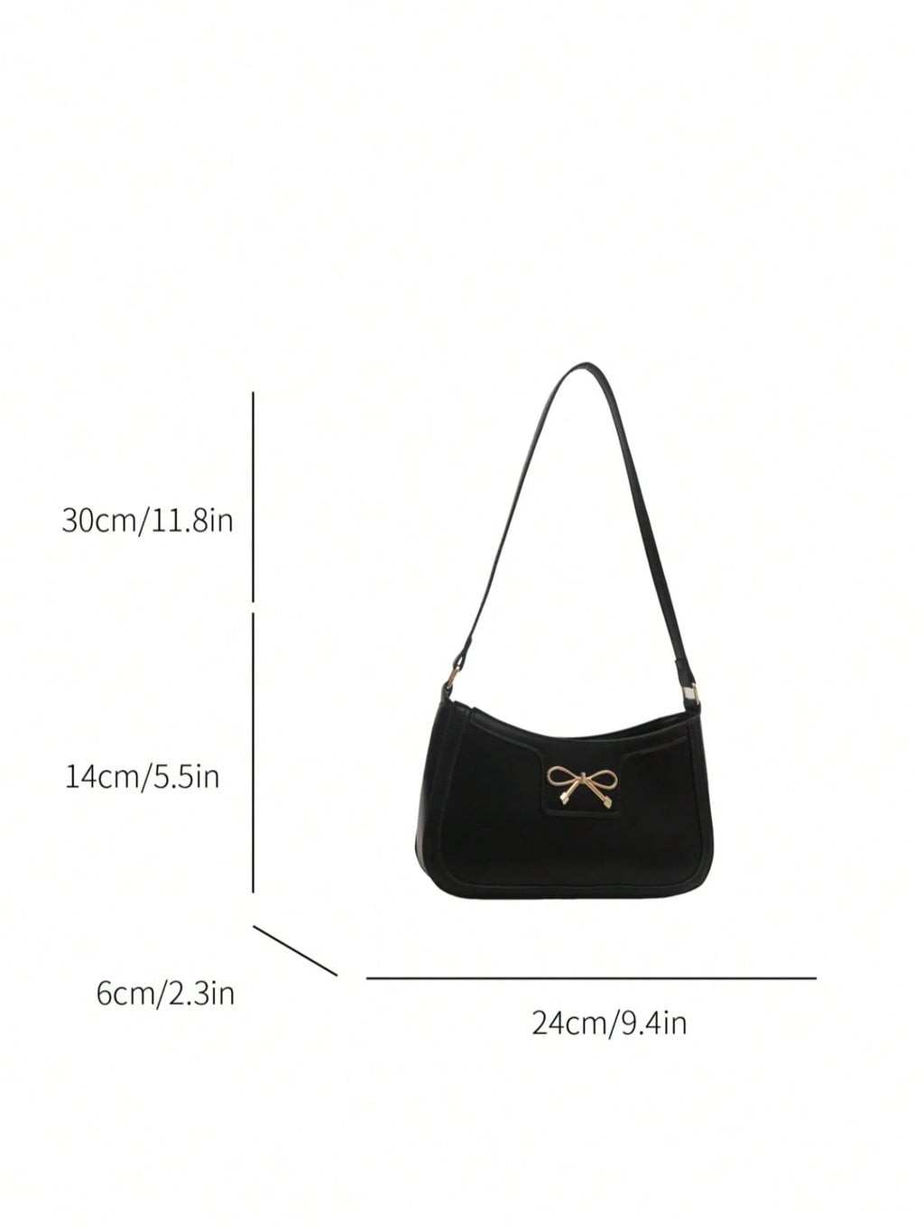 Crescent-Shaped Underarm Shoulder Bag For Women