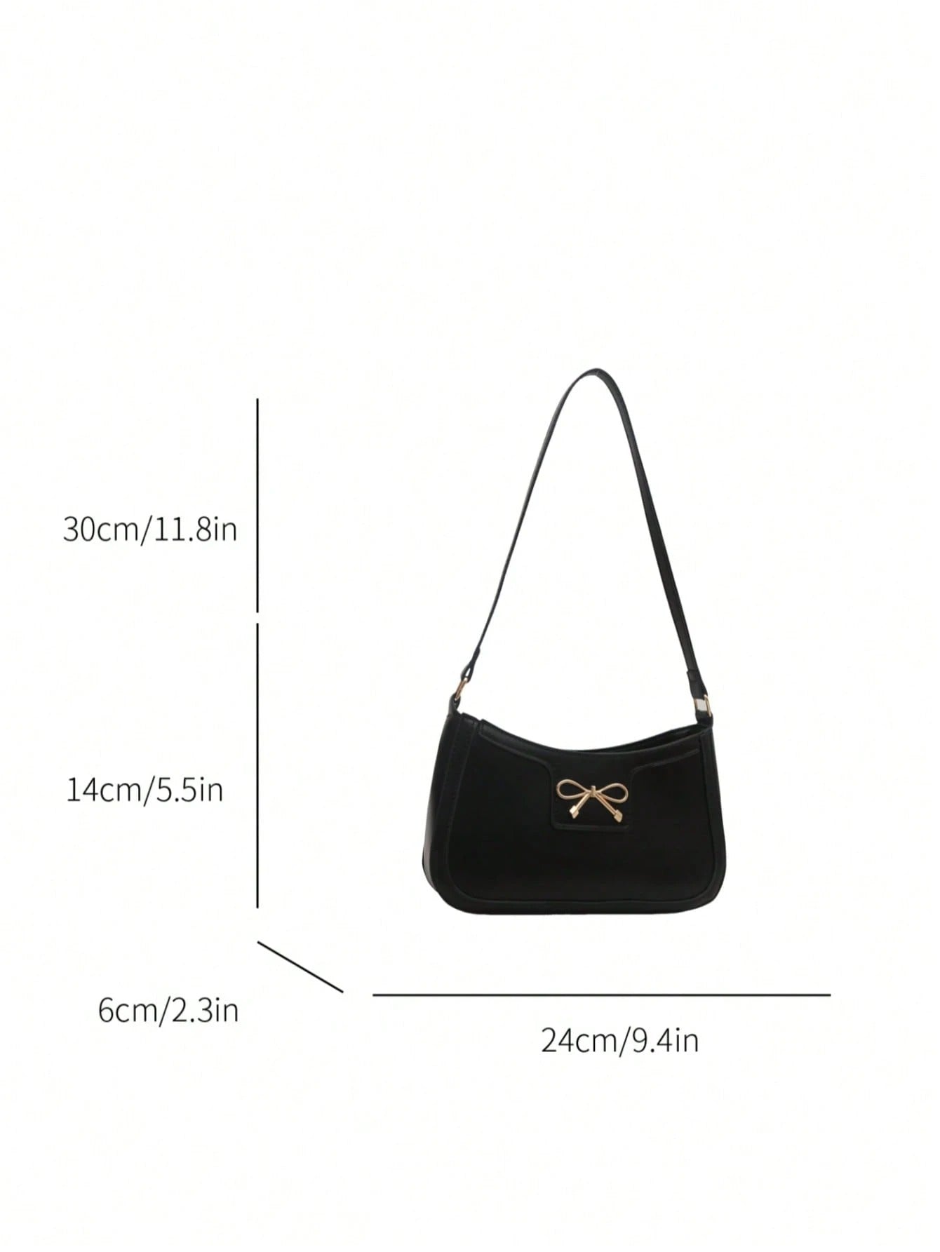 Crescent-Shaped Underarm Shoulder Bag For Women