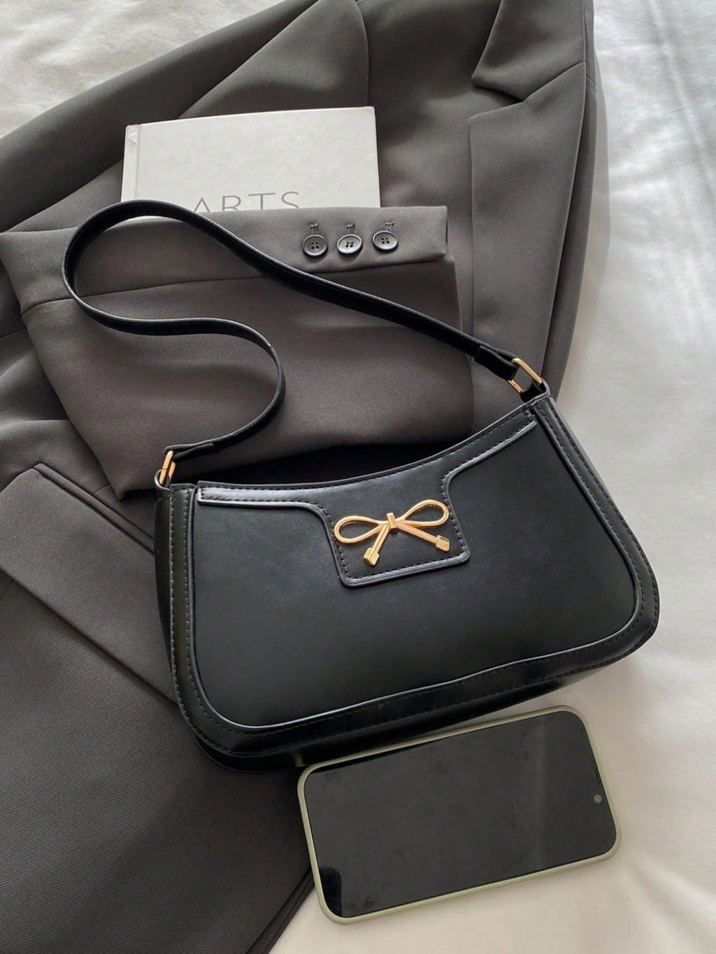 Crescent-Shaped Underarm Shoulder Bag For Women