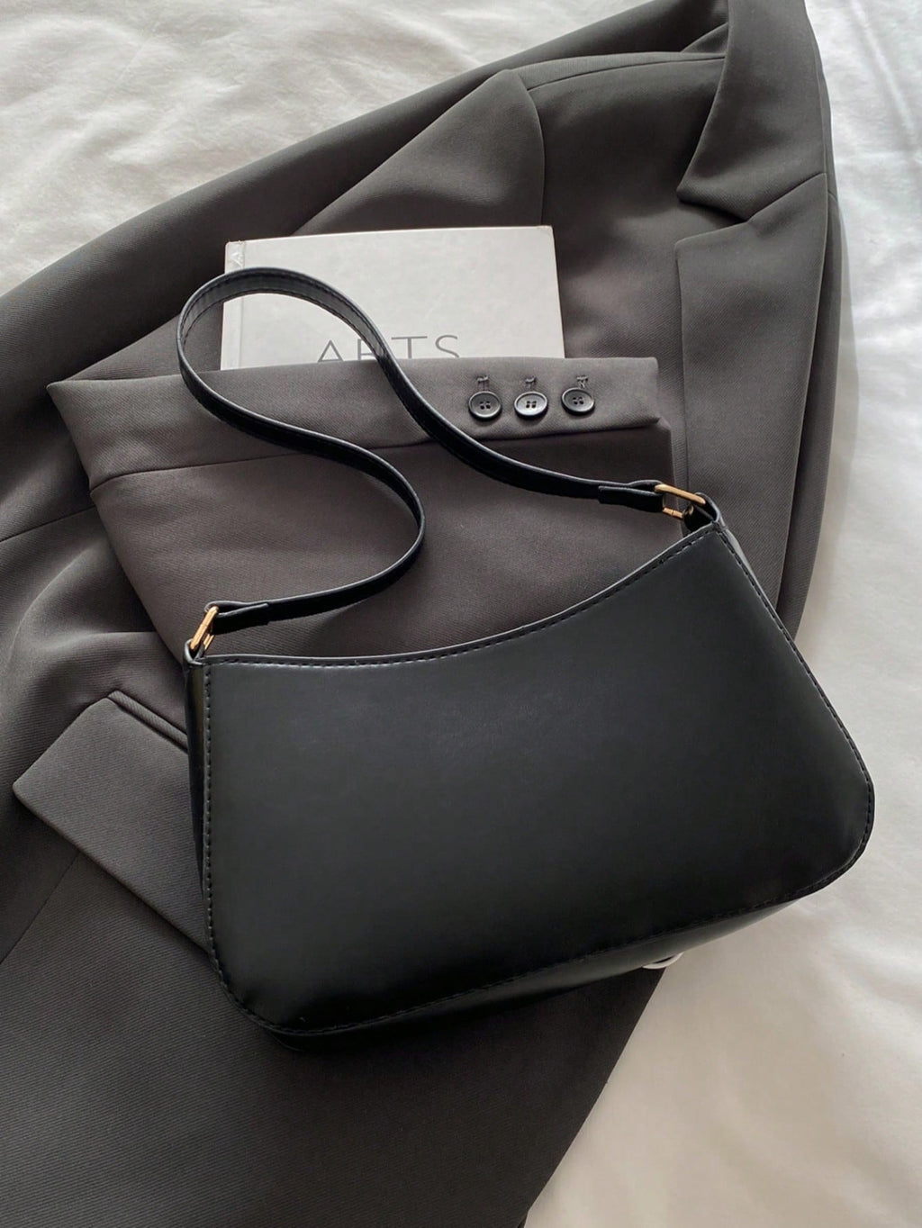 Crescent-Shaped Underarm Shoulder Bag For Women