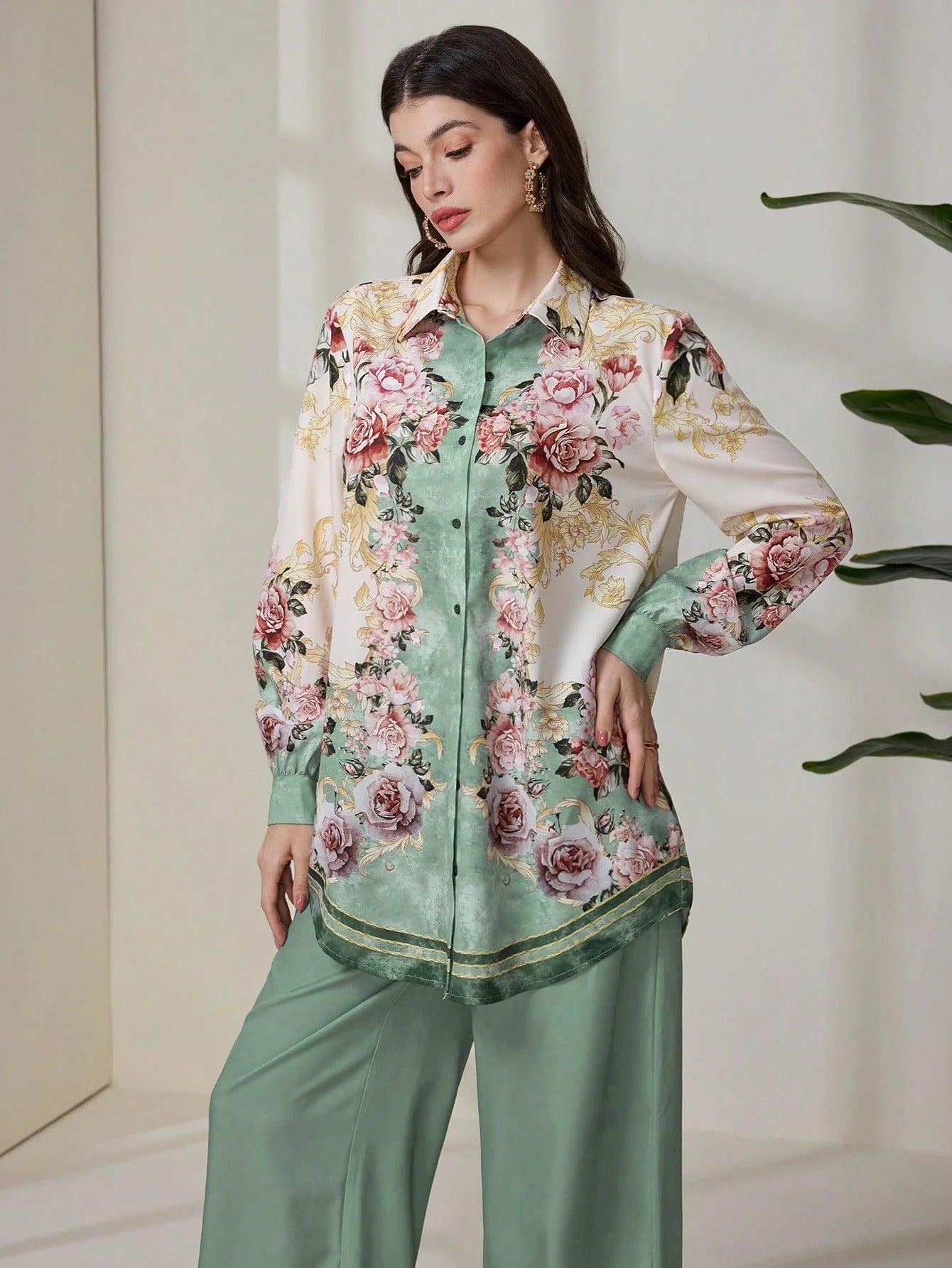 ARENIVA - Classi Floral Printed Women's Co-Ord Set