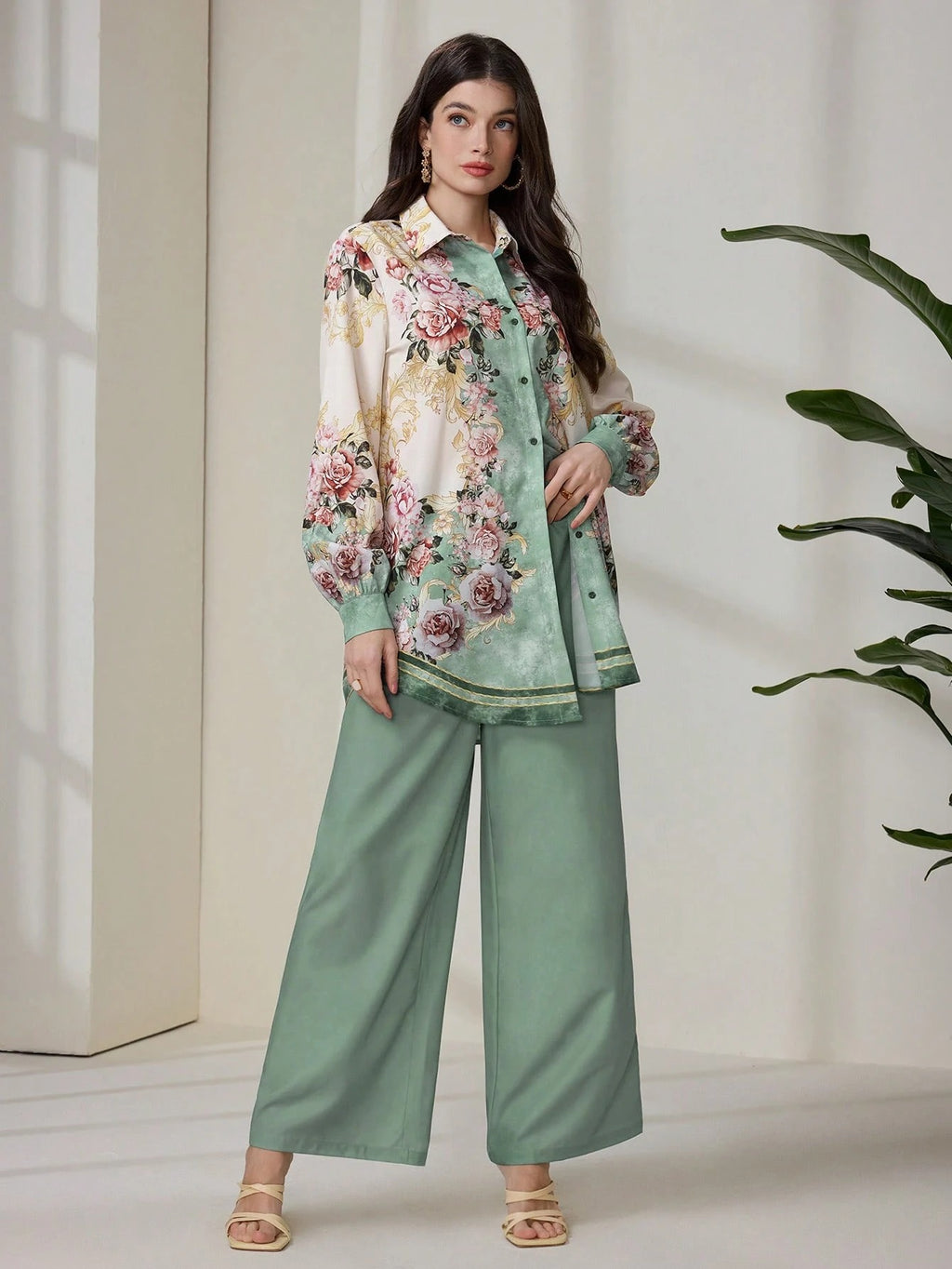 ARENIVA - Classi Floral Printed Women's Co-Ord Set