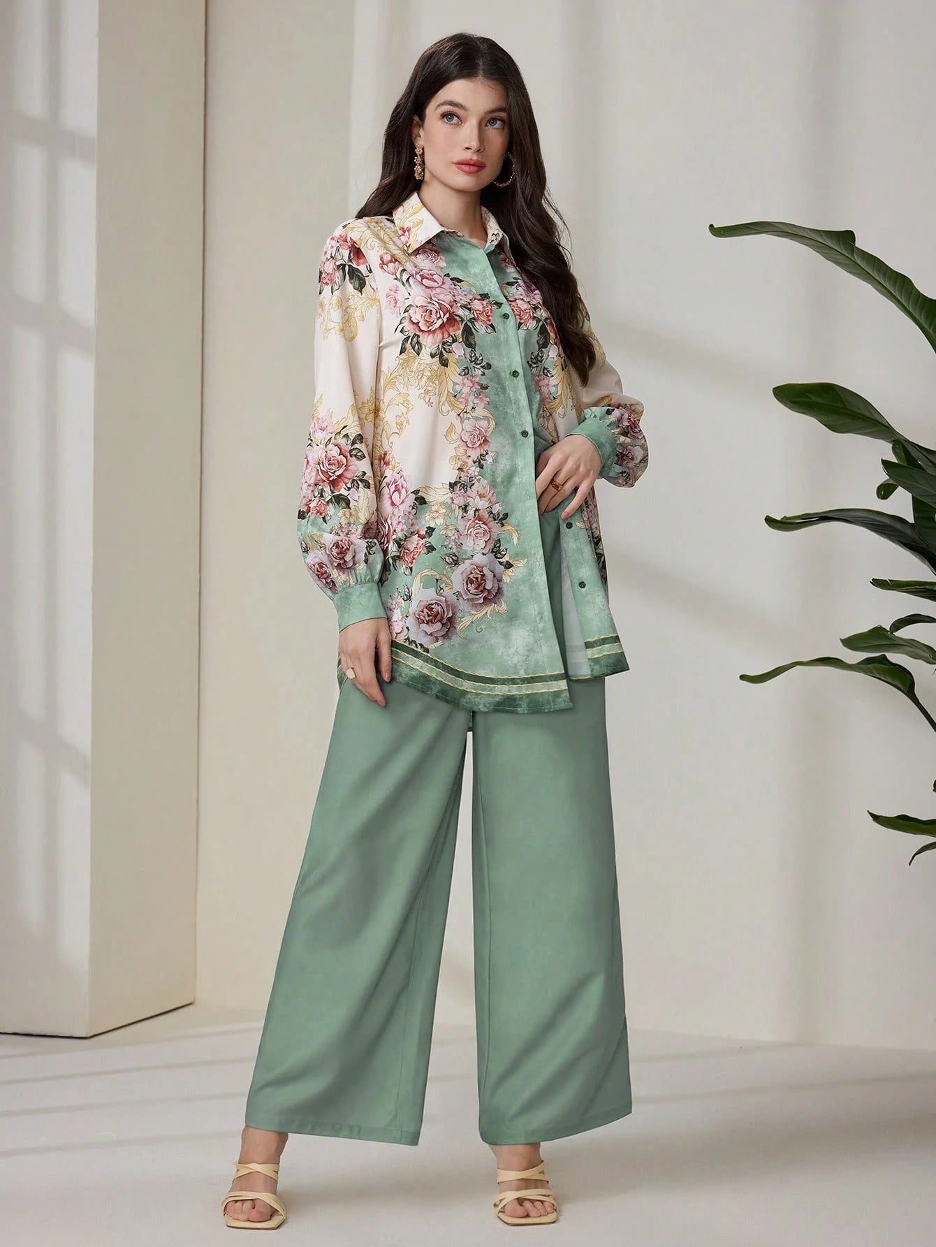 ARENIVA - Classi Floral Printed Women's Co-Ord Set