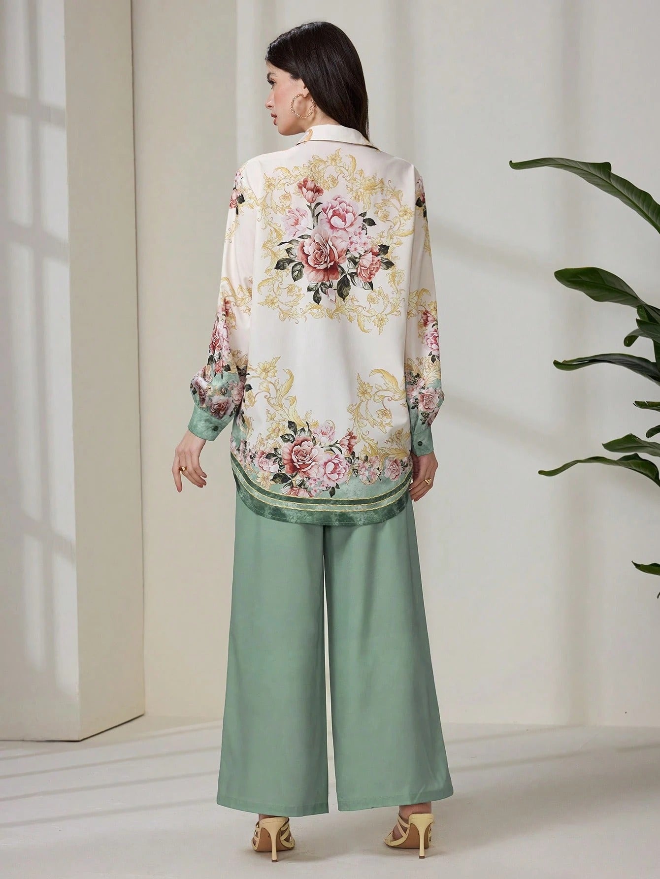 ARENIVA - Classi Floral Printed Women's Co-Ord Set