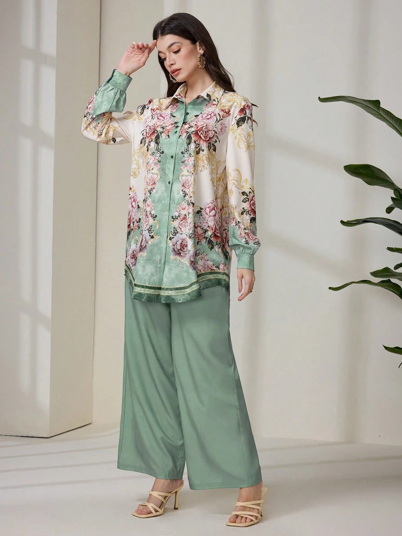 ARENIVA - Classi Floral Printed Women's Co-Ord Set