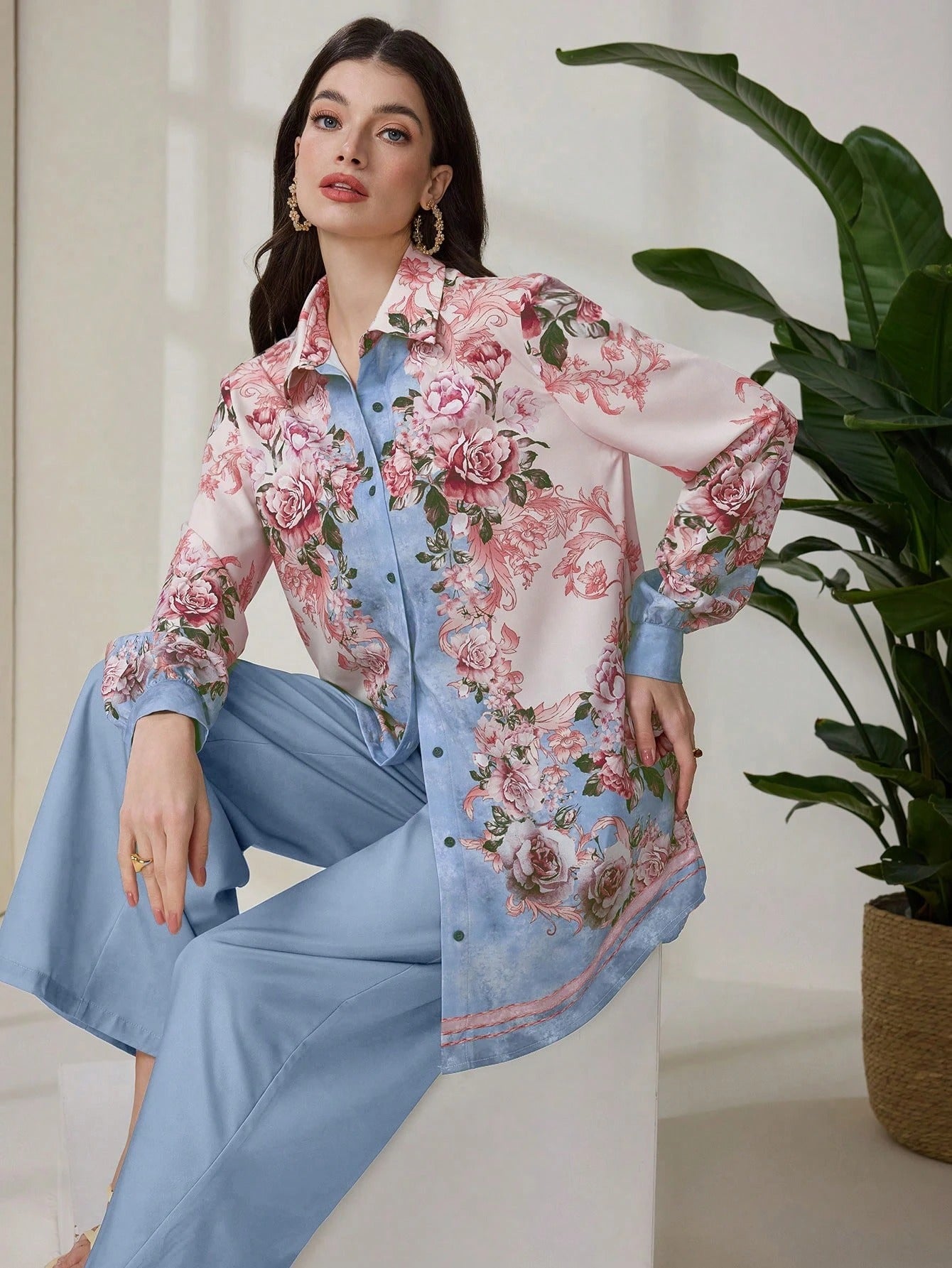 ARENIVA - Classi Floral Printed Women's Co-Ord Set