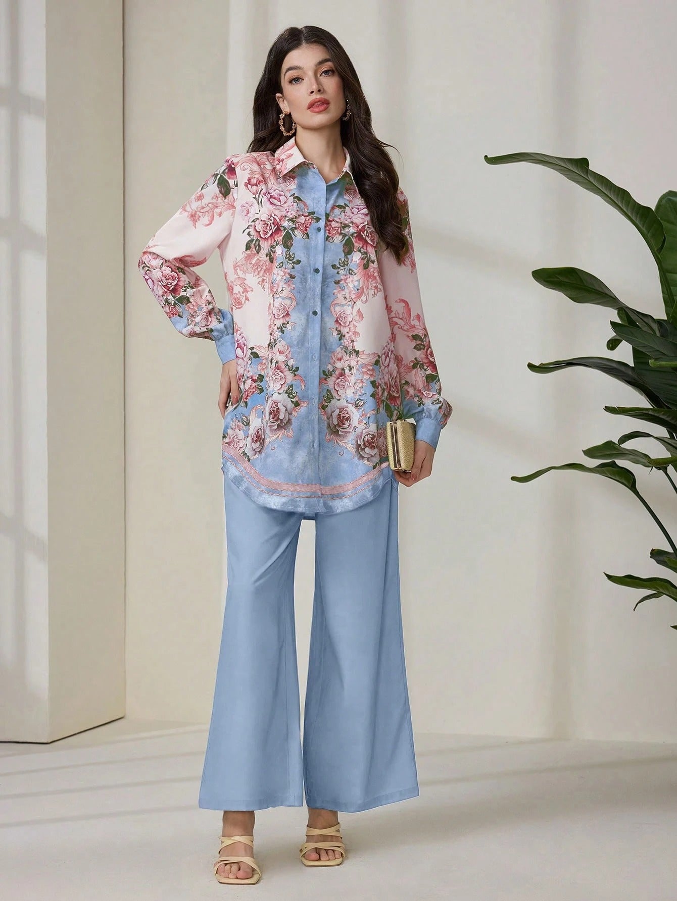 ARENIVA - Classi Floral Printed Women's Co-Ord Set