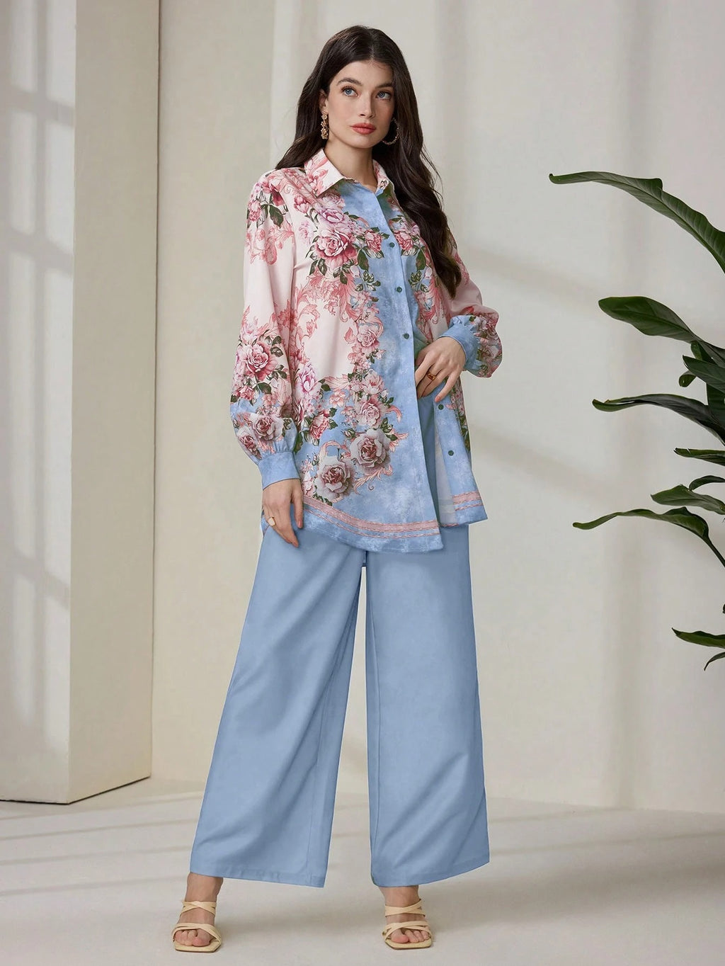 ARENIVA - Classi Floral Printed Women's Co-Ord Set