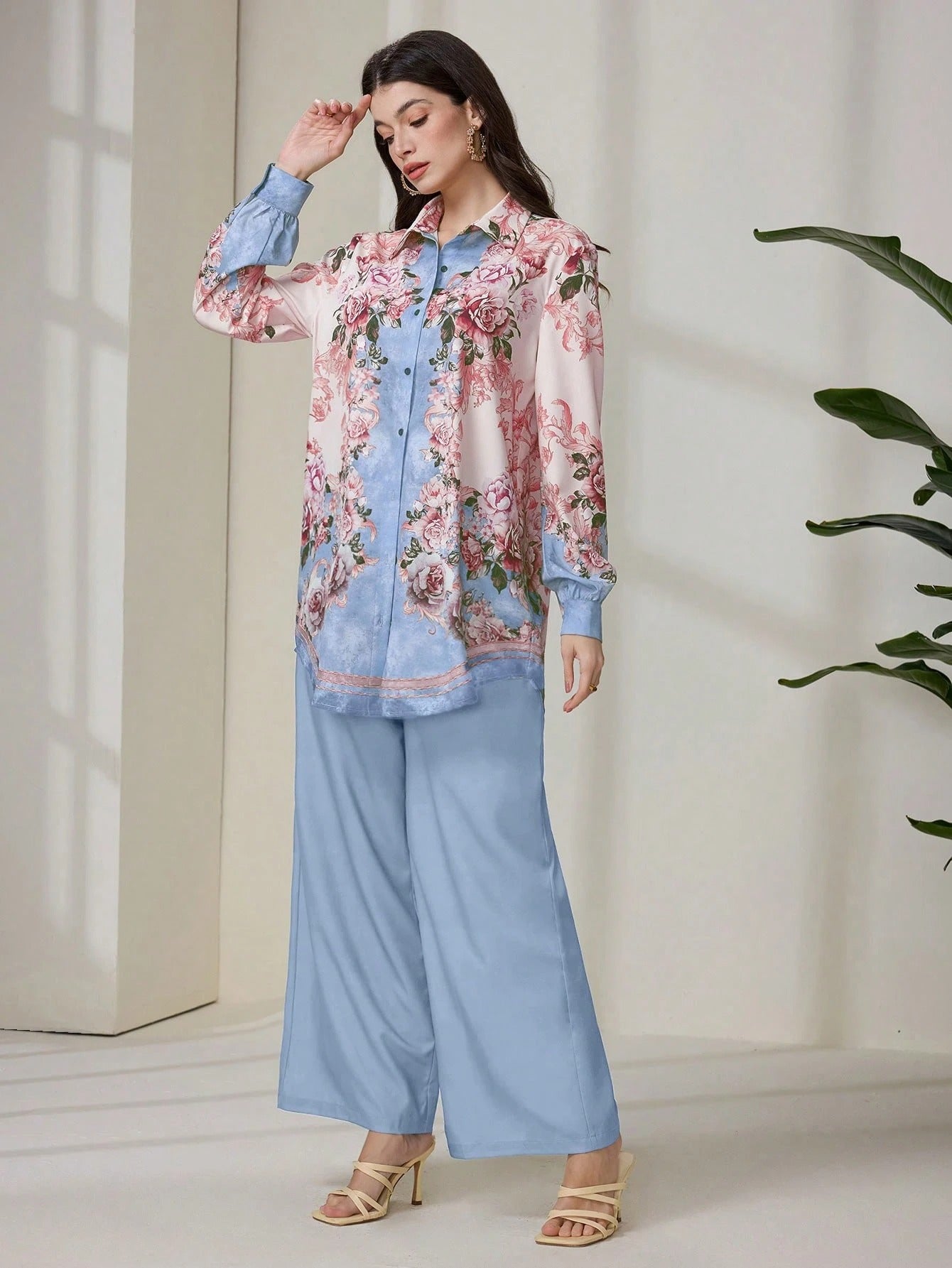 ARENIVA - Classi Floral Printed Women's Co-Ord Set